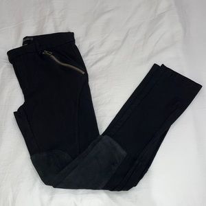 Rachel Zoe black riding pant, size 0